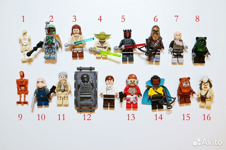 Lego star wars фигурки