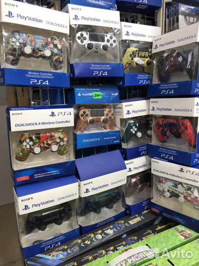 Геймпады новые для консоли PS3 и PS4