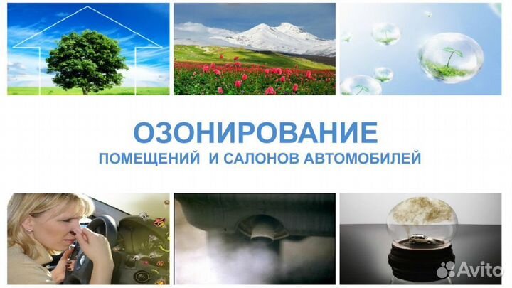 Устранение запахов / Озонирование помещений и авто