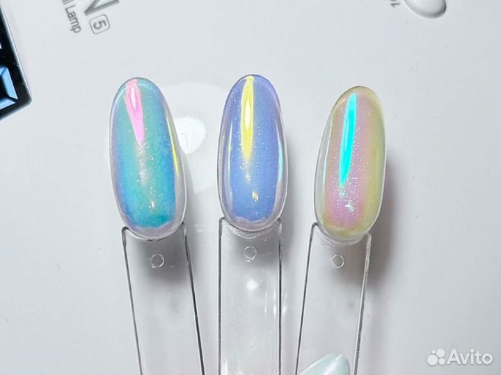 Втирка для ногтей аврора жемчужная втирка