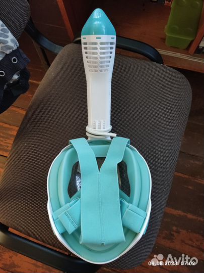 Маска для плавания снорклинга free breath