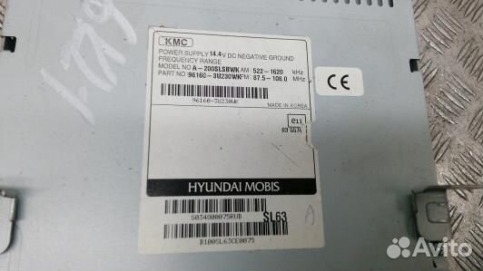 Магнитола KIA sportage 3 (6KL01I401)