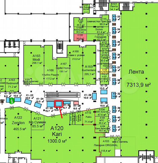 Торговая площадь, 10 м²