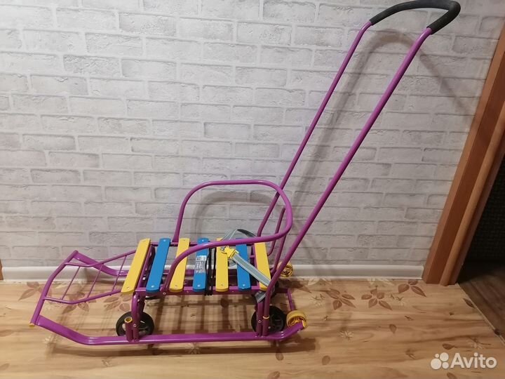 Санки с колесами
