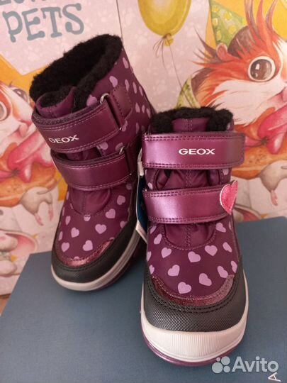 Зимние ботинки geox 27 (17,5 см)