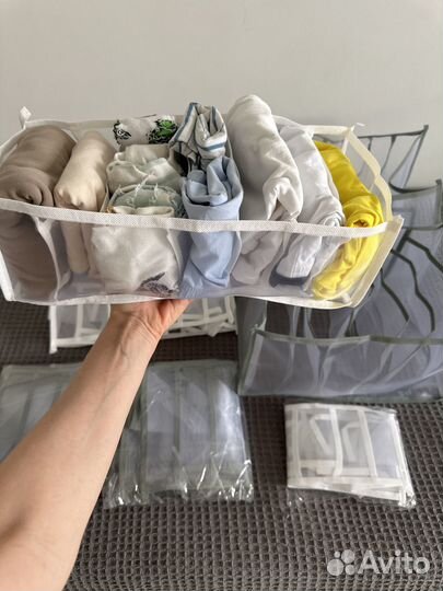 Органайзер коробка для хранения вещей белья одежды