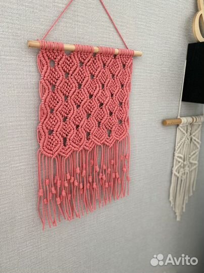 Настенное макраме панно