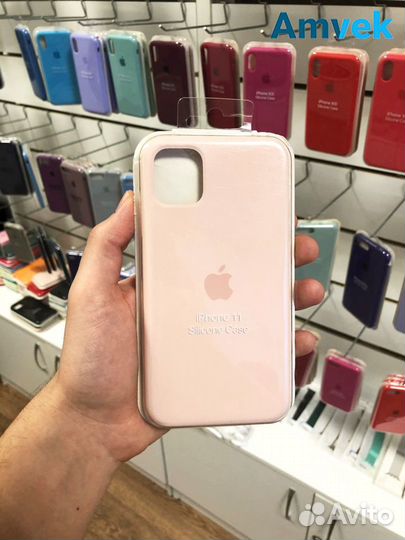 Чехол на iPhone 11 (Pink Sand) Качество люкс
