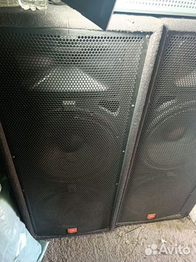 Акустическая система jbl 2 колонки + микшер