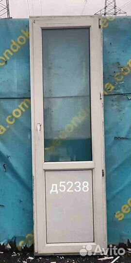 Дверь пластиковая Б/У 2170(в)х670(ш)