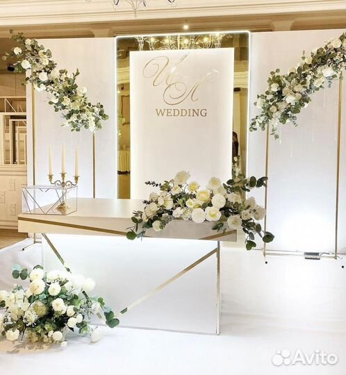 Оформление свадьбы, свадебный декор