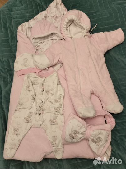 Комплект на выписку для девочки