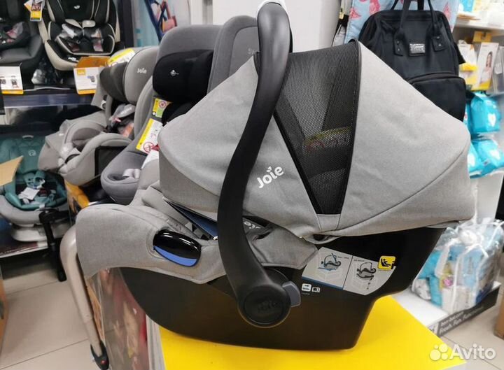 Автолюлька Joie i-Gemm, Gray Flannel, 0-13 кг