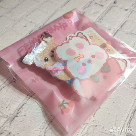 Значок из фетра олененок sylvanian families