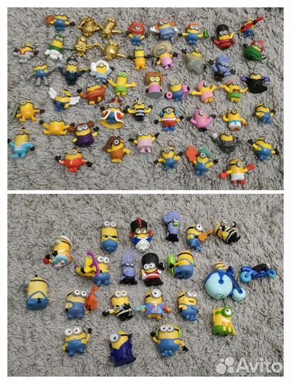 Большие и маленькие миньоны из Макдональдса