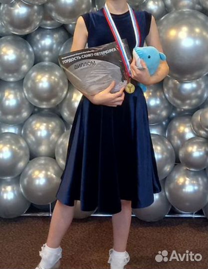 Детское рейтинговое платье (комплект) для танцев