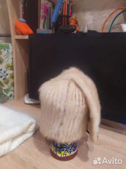 Шапка норковая новая женская