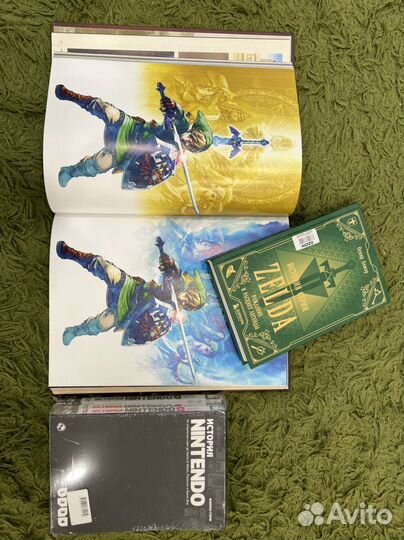Книги и артбуки новые zelda и Nintendo