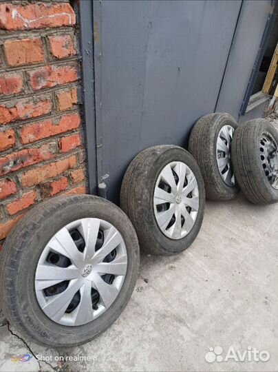 Литье диски r15 4x100 с резиной бу