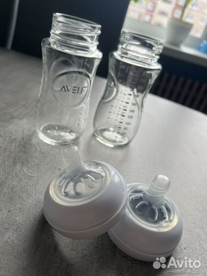 Бутылочки avent стекло