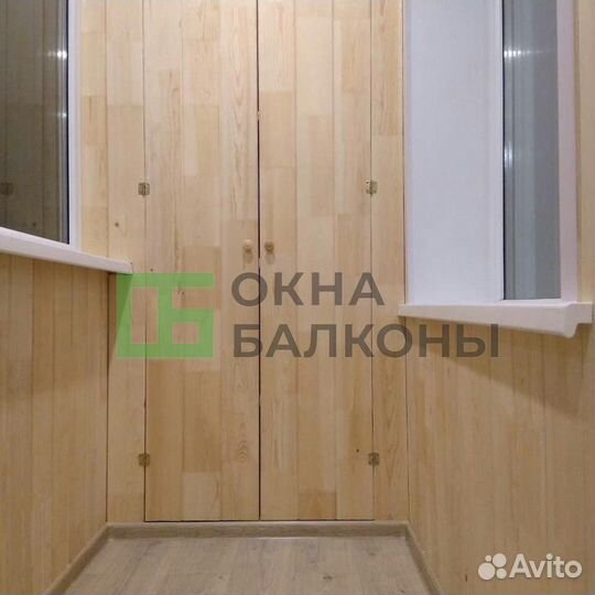 Остекление балконов в пятиэтажке