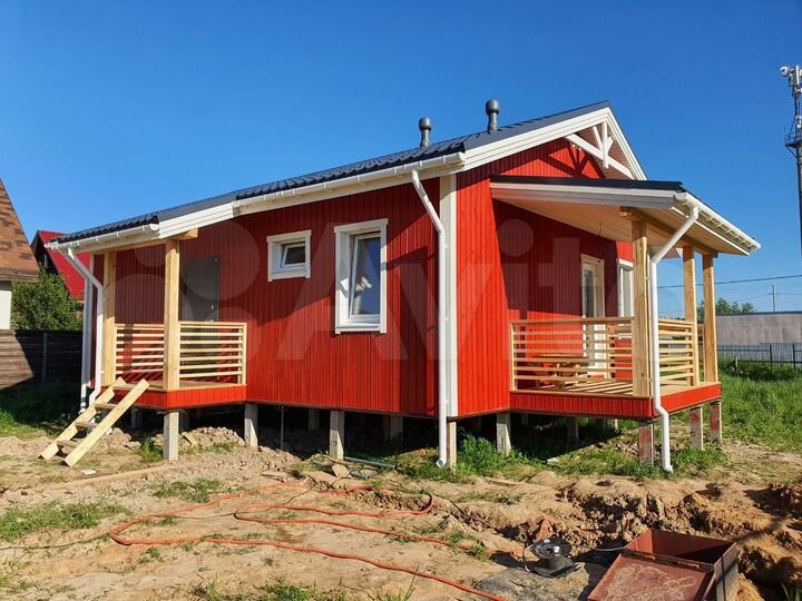 Коттедж 65 м² на участке 10 сот.