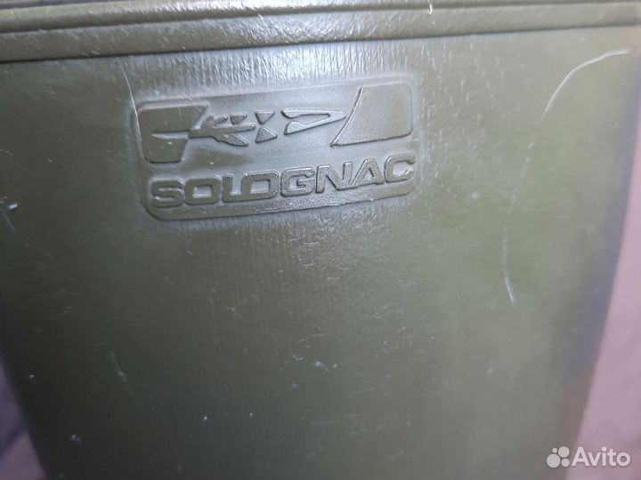 Резиновые сапоги solognac охотничьи