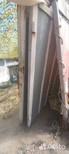 Ворота с калиткой бу