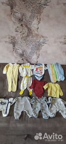 Пакет одежды для мальчика от 0 до 3 месяцев