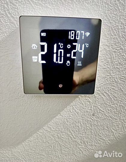 Умный зеркальный терморегулятор и Алиса WiFi и без