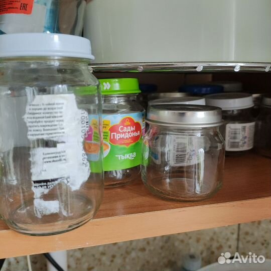 Баночки пустые от детского питания