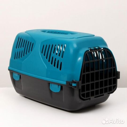 Переноска для кошек пластиковая, 33,5 х 31 х 50 см