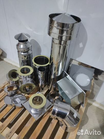 Сэндвич-труба Для Дымохода 120х200, L-1м