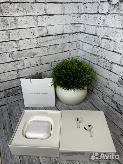Наушники Apple Airpods 3 (Чехол, доставка)