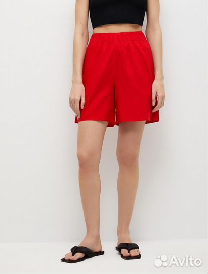 Льняные шорты, р-р 50