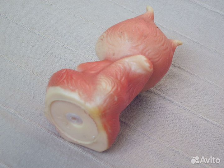 Резиновые игрушки СССР (курица, белка, обезьяна)