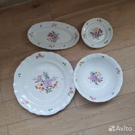 Блюдо большое СССР, фарфор