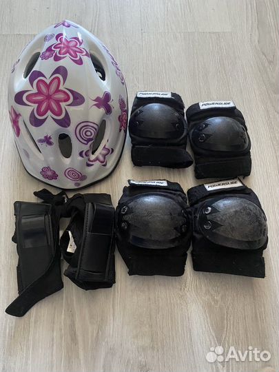Детский шлем и защита для роликов