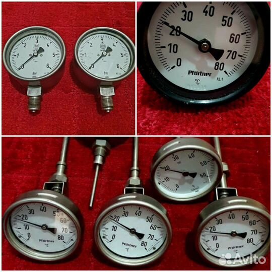 Термометры и монометры