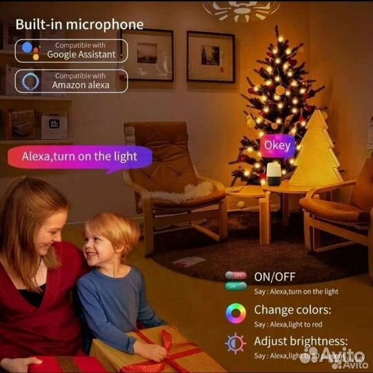 Умная гирлянда WiFi Tuya 10m