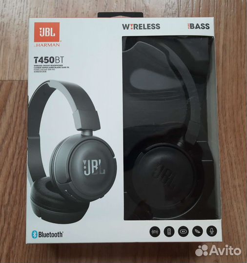 Беспроводные наушники JBL T450BT Оригинал
