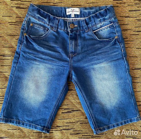 Джинсовые подростковые шорты 158