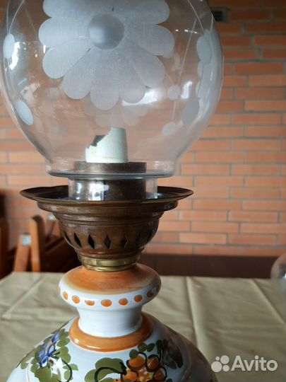 Настольная лампа с латунным основанием Германия