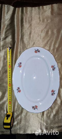 Блюдо 35 см.зик.1950.Тарелки ссср.1956.цена за все