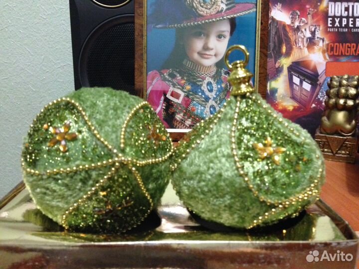 Коллекционные елочные игрушки\ набор шаров