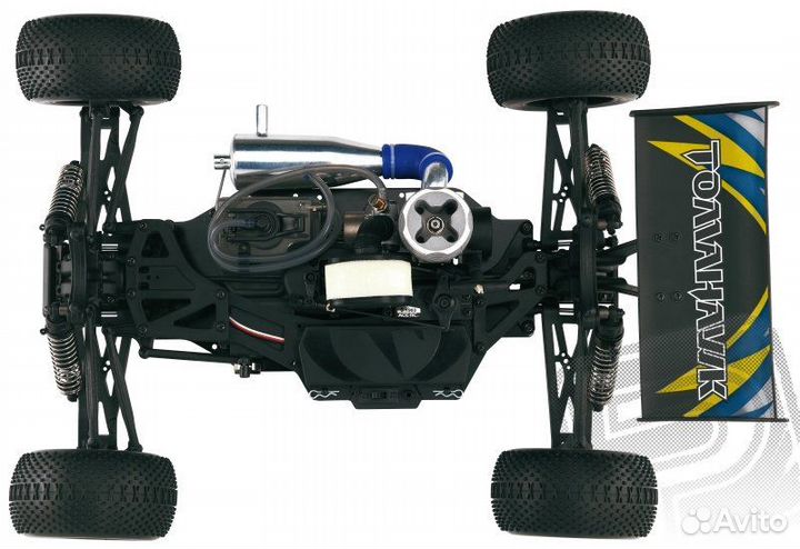 Машина на р/у с двс 1:10