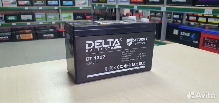 Аккумулятор ибп delta DT 1207 12V 7Ah