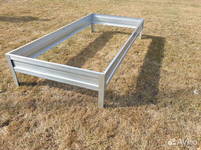 Грядка металлическая 1*6 м оцинкованная