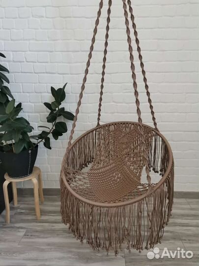 Качели макраме подвесные