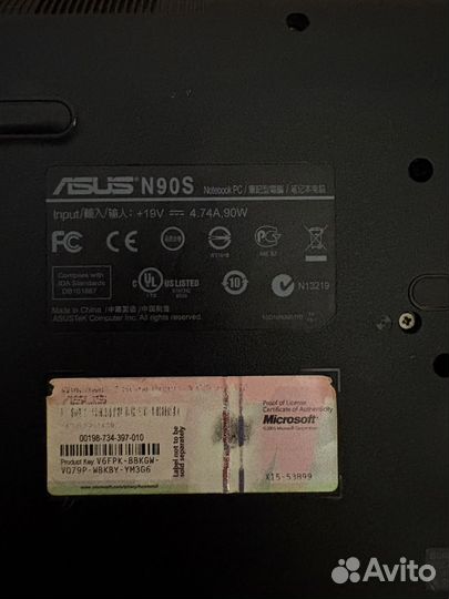 Ноутбук asus